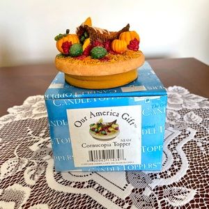 Yankee Candle Cornucopia Candle Topper